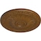 Ekena Millwork Lunel Ceiling Medallion (Fits Canopies up to 3 3/4"), Hand-Painted Smokey Topaz, 20 1/4"OD x 1 1/2"P CM20LUSTF - alternate 2